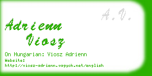 adrienn viosz business card
